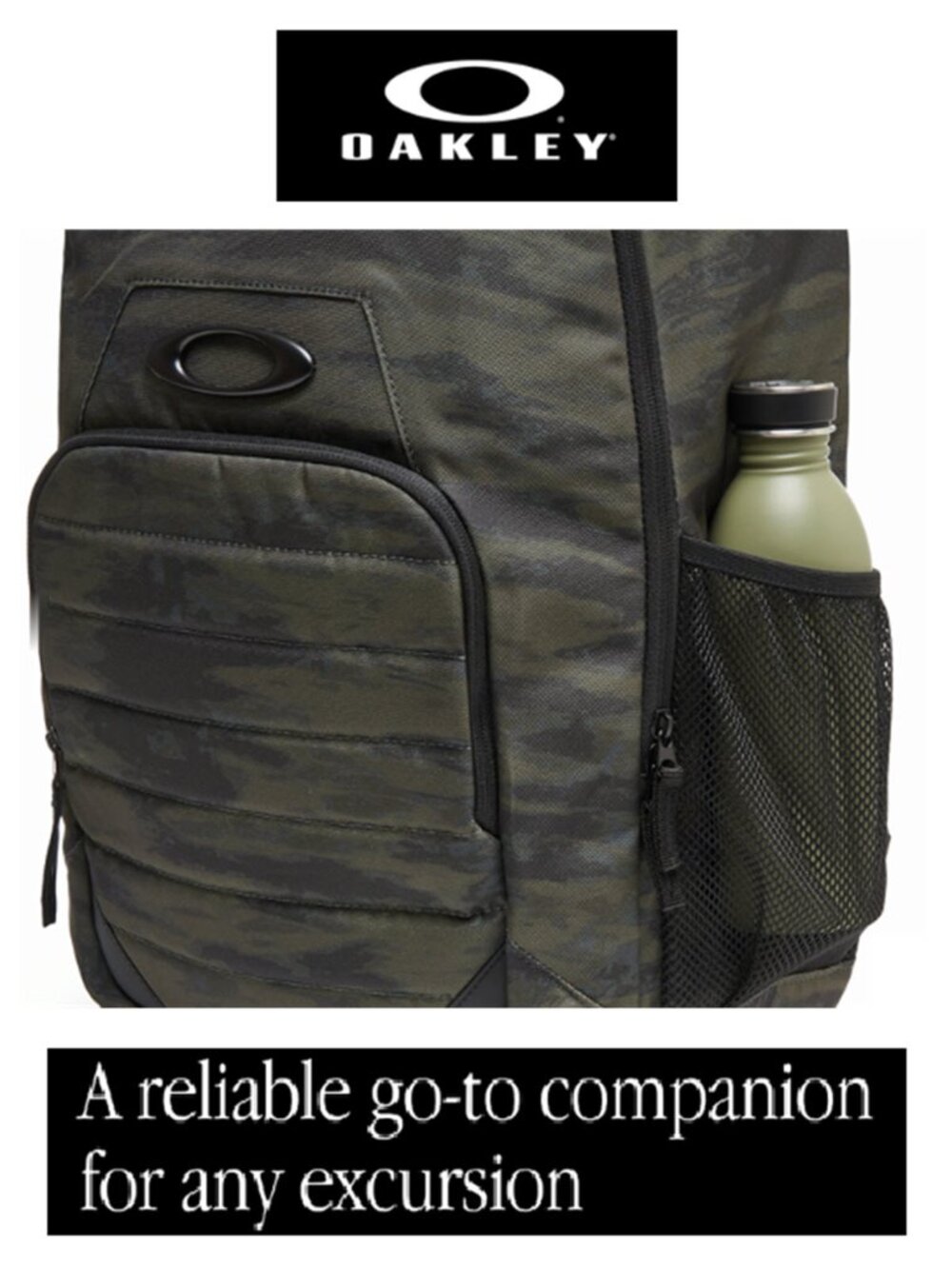 Oakley Backback / Laptop / Travel Bag Camo Green - NEW - Picture 9 of 11